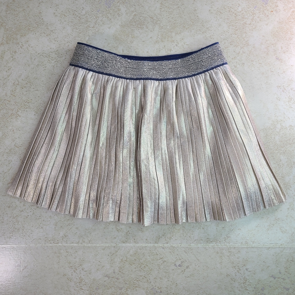 Kate Spade "Skirt the Rules" Girls Gold Metallic Skirt Size 24 Months